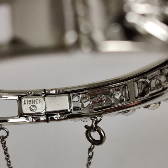 Superb 60s Lisner Hinged Cuff Bracelet Mint - Picture 6 of 11